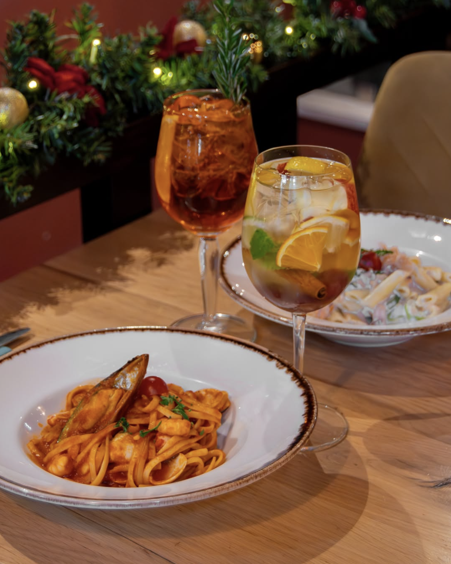 Cocktails e massas